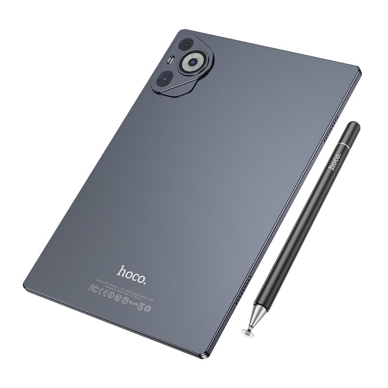 9a3b4ed6dc7b25c5a2bddb7fab9990b1 Tablet 10.1" 6GB/128GB Hoco HD Wi-Fi/4G/BT 5.0 Android 14 A15 cinza - Image 4