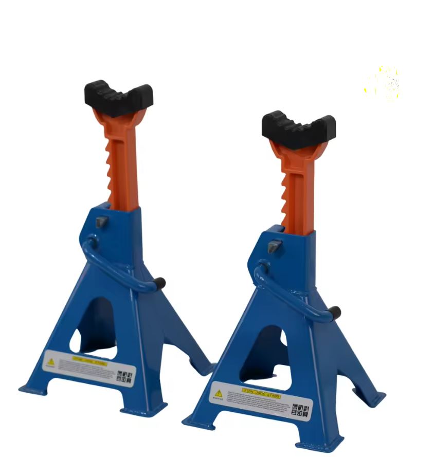 Capturar Conjunto de 2 Trestles/Briquetes 3 toneladas – Força e Estabilidade para Manutenção de Veículos - Image 1