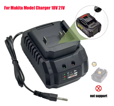 Carregador Universal Padrão Makita 18v 21v4 8v - Inteligente voltage