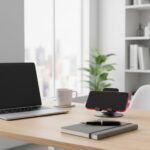 Suporte dobrável 360º Para Mesa Cinza - FORCELL F-GRIP 3 - Image 2