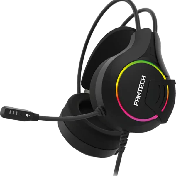 Auscultador Fantech Glare HG20 RGB Preto