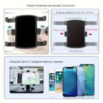 Suporte de Celular Giratório 360° para Carro – Universal para Painel - Image 6