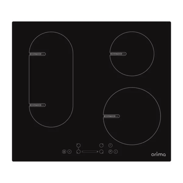 Placa de Indução Orima - (60cm - 4 Zonas - Preta) - ORP-86-INF