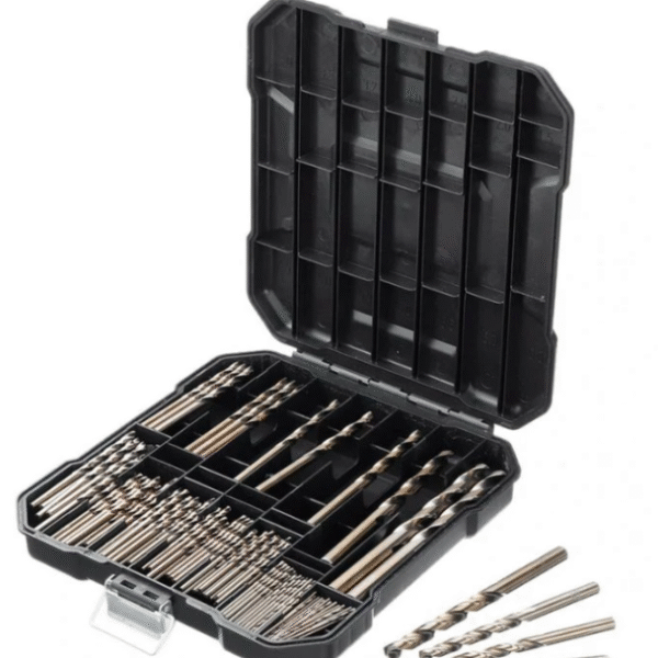 Jogo de brocas para metal, 230 peças. Estojo de plástico.