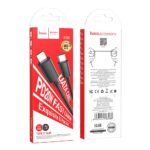 Cabo USB-C para Lightning Hoco PD 2.4A 20W 1 m X88 preto - Image 5