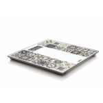 BALANÇA ELETRÓNICA DE WC COM BATERIA RECARREGÁVEL CARGA MÁXIMA 180 kg MODELO MARROM