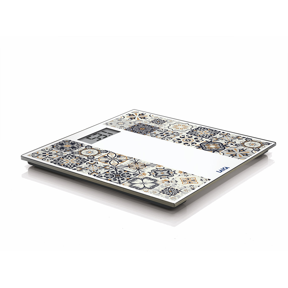 07057.jpg BALANÇA ELETRÓNICA DE WC COM BATERIA RECARREGÁVEL CARGA MÁXIMA 180 kg MODELO MARROM - Image 1