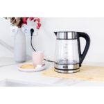 JARRO ELÉTRICO DE VIDRO PARA ÁGUA 1,7 LITROS 1850 - 2200W EDM - Image 3