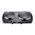 COZINHA ELETRICA PRETO 1400W 2 FOGOS CE/A13 EDM