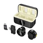 Microfone sem fio Hoco L22 2 em 1 Lightning / USB-C Preto - Image 2