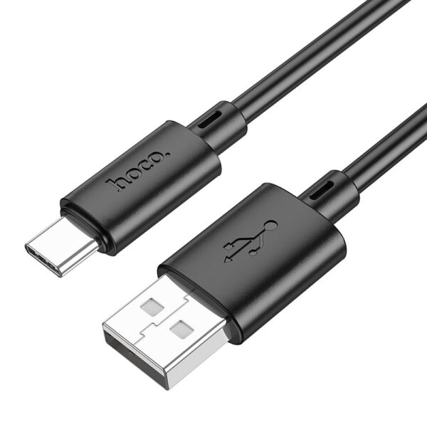 Cabo USB A para USB C Hoco 3A 1m X88 Preto