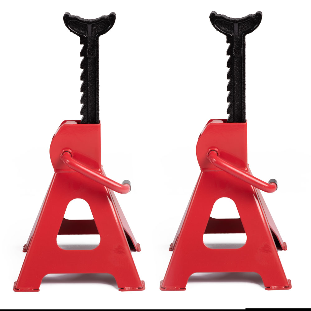 2842021Coppia-cavalletti-6T-9-livelli-per-auto-con-leva-di-sicurezza-professionale_1 Preguiça 3T, 2 unidades/conjunto, capacidade de carga de 3T por conjunto - Image 1