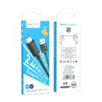 Cabo USB A para Micro USB Hoco 2.4A 1m X88 Preto - Image 2