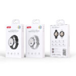 Relógio inteligente XO GT4 Mini AMOLED preto - Image 3