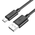 Cabo USB A para Micro USB Hoco 2.4A 1m X88 Preto