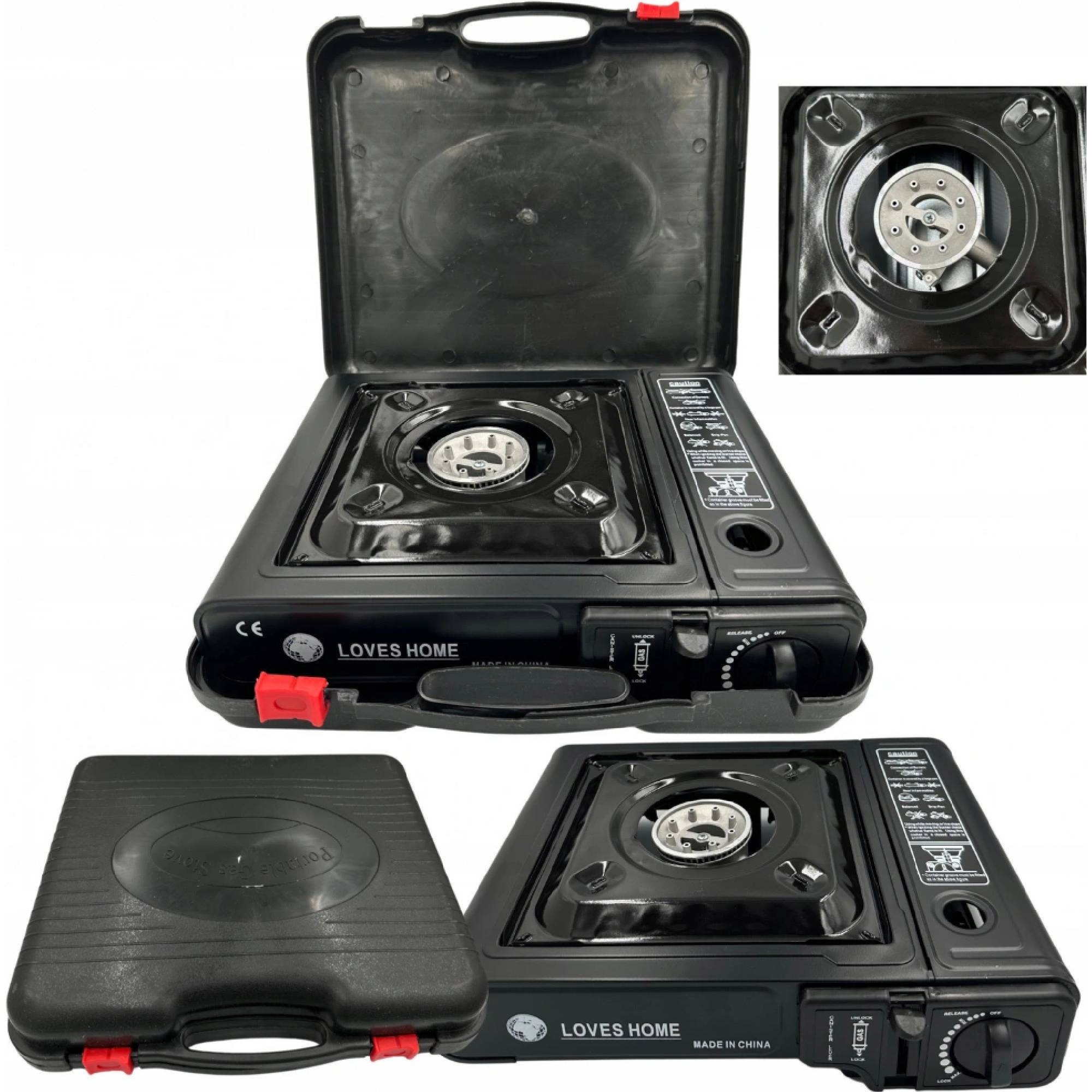 753754bc-2f01-4b5d-bbb2-3da057e0f695 Fogão a gás turístico para cartucho ou cilindro de gás de até 3 kg - Image 1