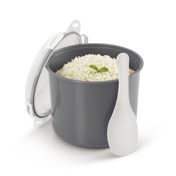 RECIPIENTE PARA COZER ARROZ E CEREAIS PARA MICRO-ONDAS METALTEX