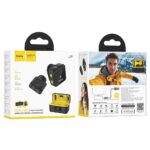 Conjunto de  2 Microfones de Lapela Sem Fio Hoco Lightning/USB C L17 Preto - Image 9