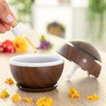 MINI HUMIDIFICADOR DIFUSOR DE AROMAS DARK WALNUT INNOVAGOODS - Image 4