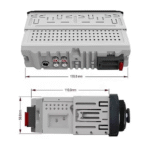 Auto Rádio Bluetooth USB/MP3 com Controlo Remoto - Image 3