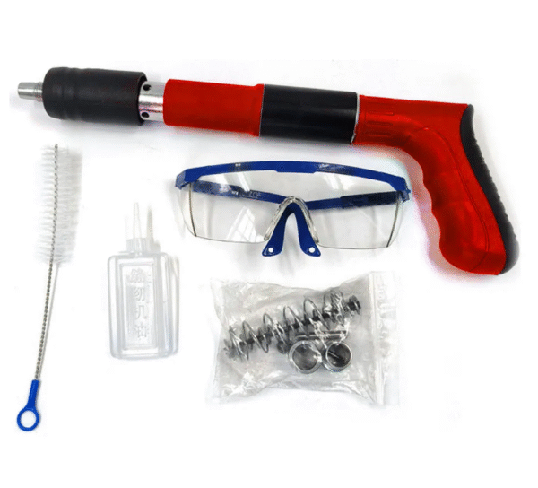 Pistola de Fixação por Impacto com Acessórios – Kit Completo