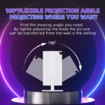 Projetor de Jogos HY300 – Android 11 | 150 ANSI Lúmens | Foco Automático | 720P Nativo - Image 6