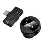 Microfone sem fio Hoco L21 USB-C preto - Image 2