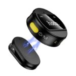 Microfone sem fio Hoco L22 2 em 1 Lightning / USB-C Preto - Image 4