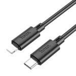 Cabo USB-C para Lightning Hoco PD 2.4A 20W 1 m X88 preto