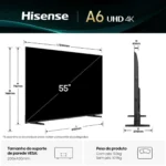 TV Hisense 55A6Q (2025) 55" LED UHD 4K - 55A6Q - Image 3