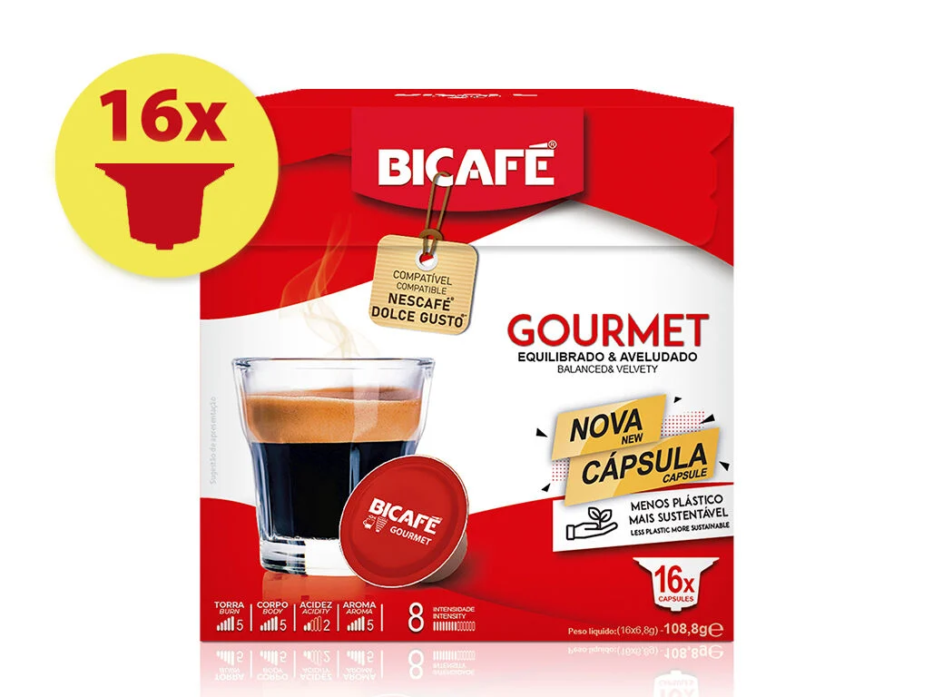 003636161_8583eaf8-4026-42f5-80a6-069491b22840 Cápsulas Compatíveis Dolce Gusto® Bicafé® Gourmet dg16 Capsulas - Image 1