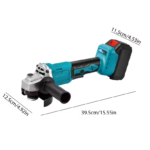 Esmerilhadeira Angular Sem Escova 125MM com 2 Baterias, 3 Velocidades, Máquina de Polimento Multifuncional para Lixar e Polir - Image 5