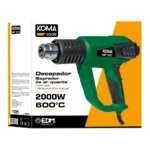 Soprador de Ar Quente  2000 W, 600°C - Koma Tools - Image 2