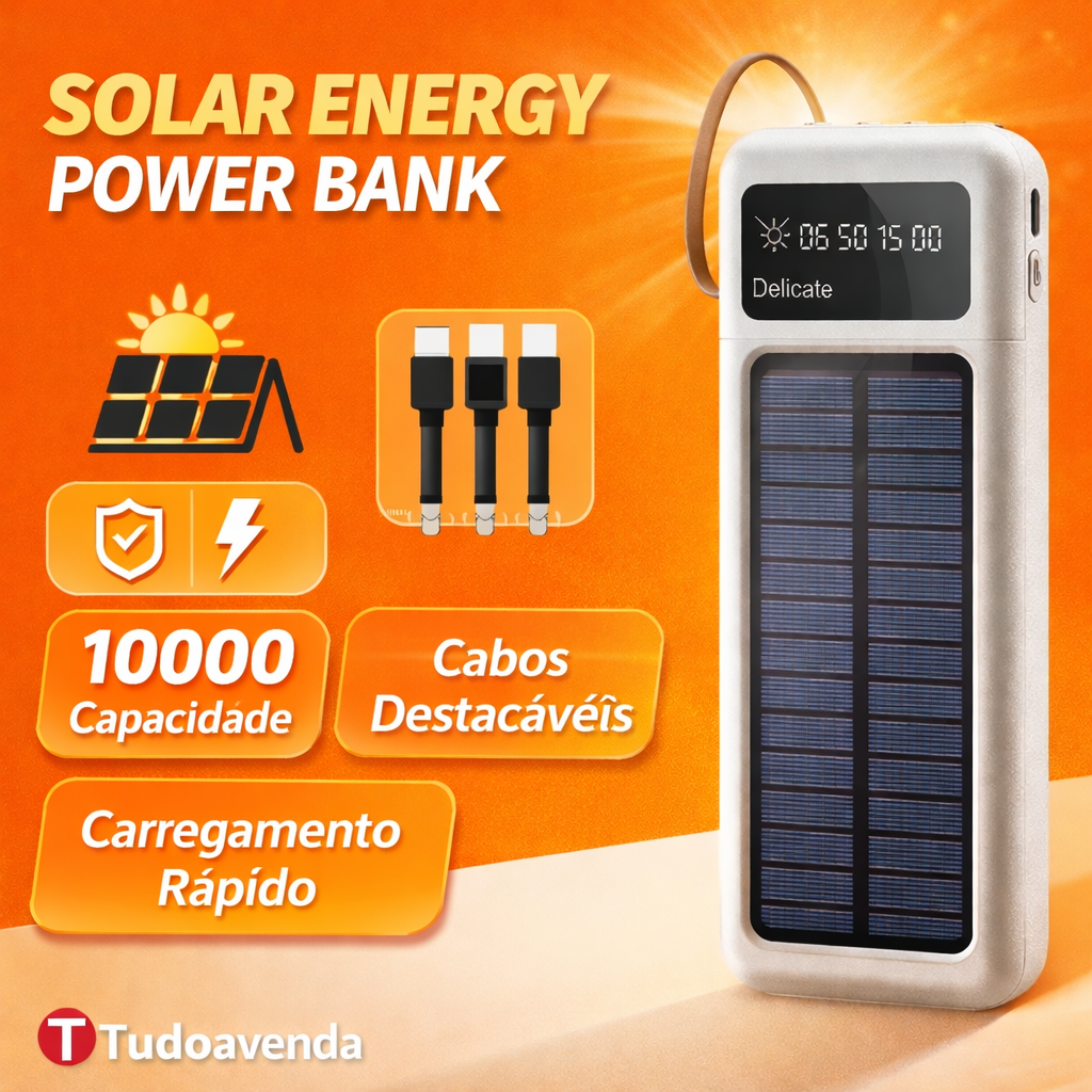 08e78348-43a2-45a6-ad4c-7128b58abfdc Power Bank Solar 4 em 1 com Cabos Destacáveis – Modelo NW72 - Image 1