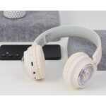 Fones de ouvido supra-auriculares sem fio Hoco W50 brancos - Image 4