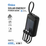 Power Bank Solar 6000mAh 4 em 1 – Modelo NW73 - Image 3