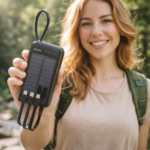 Power Bank Solar 6000mAh 4 em 1 – Modelo NW73 - Image 2