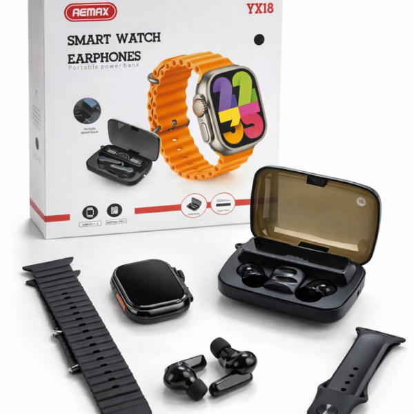 Smartwatch com Auriculares Bluetooth – REMAX YX18