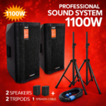 Sistema de Som Amplificado 1100W VSOUND