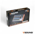 Mesa De Mistura 8 Canais C/ BT/LCD/USB/PC/PHANTOM VSOUND - Image 3