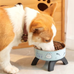 Tigelas Elevadas em Aço Inoxidável para Animais de Estimação com Design Anti-Queda e Antiderrapante, Apresentando Padrões Fofos, Adequadas para Gatos e Cães Pequenos Comer e Beber. - Image 4