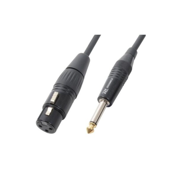 CABO PRO 6,3MM MACHO MONO - XLR FEMEA 3MT