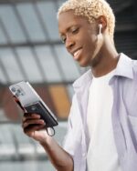 Powerbank Veger C11 (W1170) PD QC3.0 2A 22,5W 10.000 mAh com cabos USB-C/Lightning integrados - Preto - Image 2