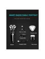 Máquina de Barbear Elétrica 4 em 1 QA-T657 - Image 6