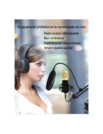 Microfone Condensador Profissional QA-T596 - Image 2