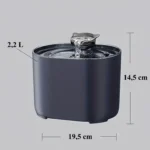 Bebedouro automático silencioso para cães e gatos, 2,2 litros - Image 4