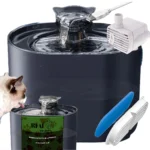 Bebedouro automático silencioso para cães e gatos, 2,2 litros - Image 2