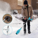 Soprador de folhas e neve dobrável e recarregável para jardim com 2 baterias de 1300 mAh - Image 5