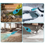 Soprador de folhas e neve dobrável e recarregável para jardim com 2 baterias de 1300 mAh - Image 7