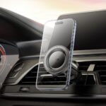 Suporte magnético para celular veicular compatível com MagSafe Hoco para grade H56, preto. - Image 3